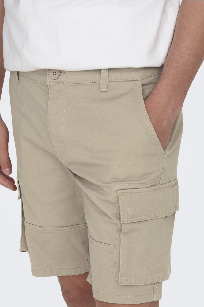 ONSCAM STAGE CARGO SHORTS 6689 LIFE 22016689 Chinchilla